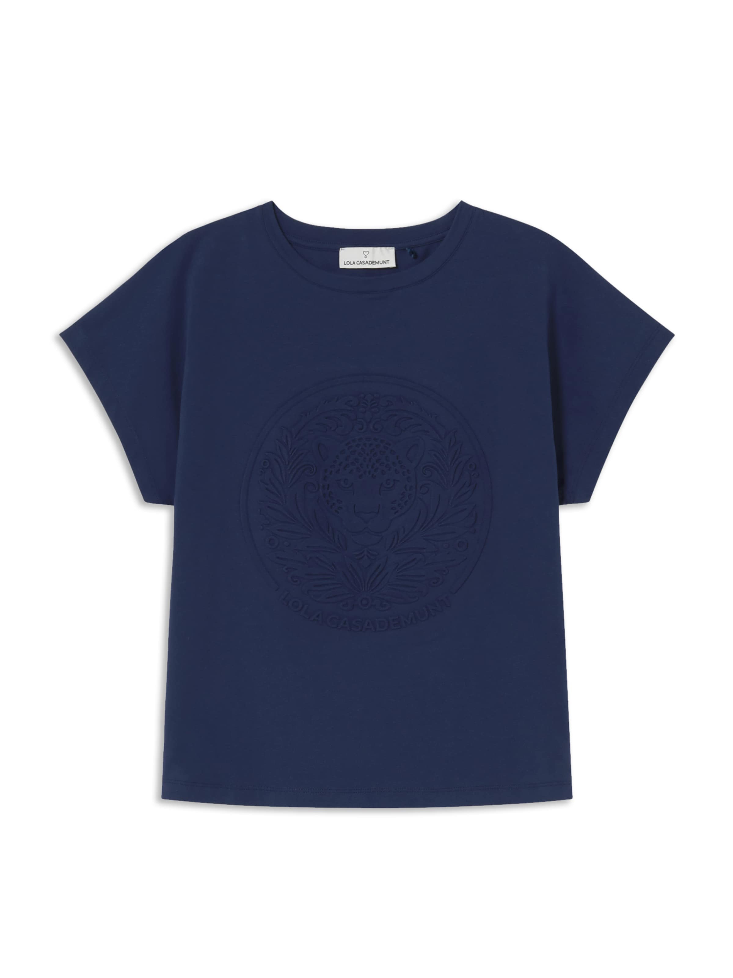 Lola Casademunt T-shirt en L en marine, Vue avec produit