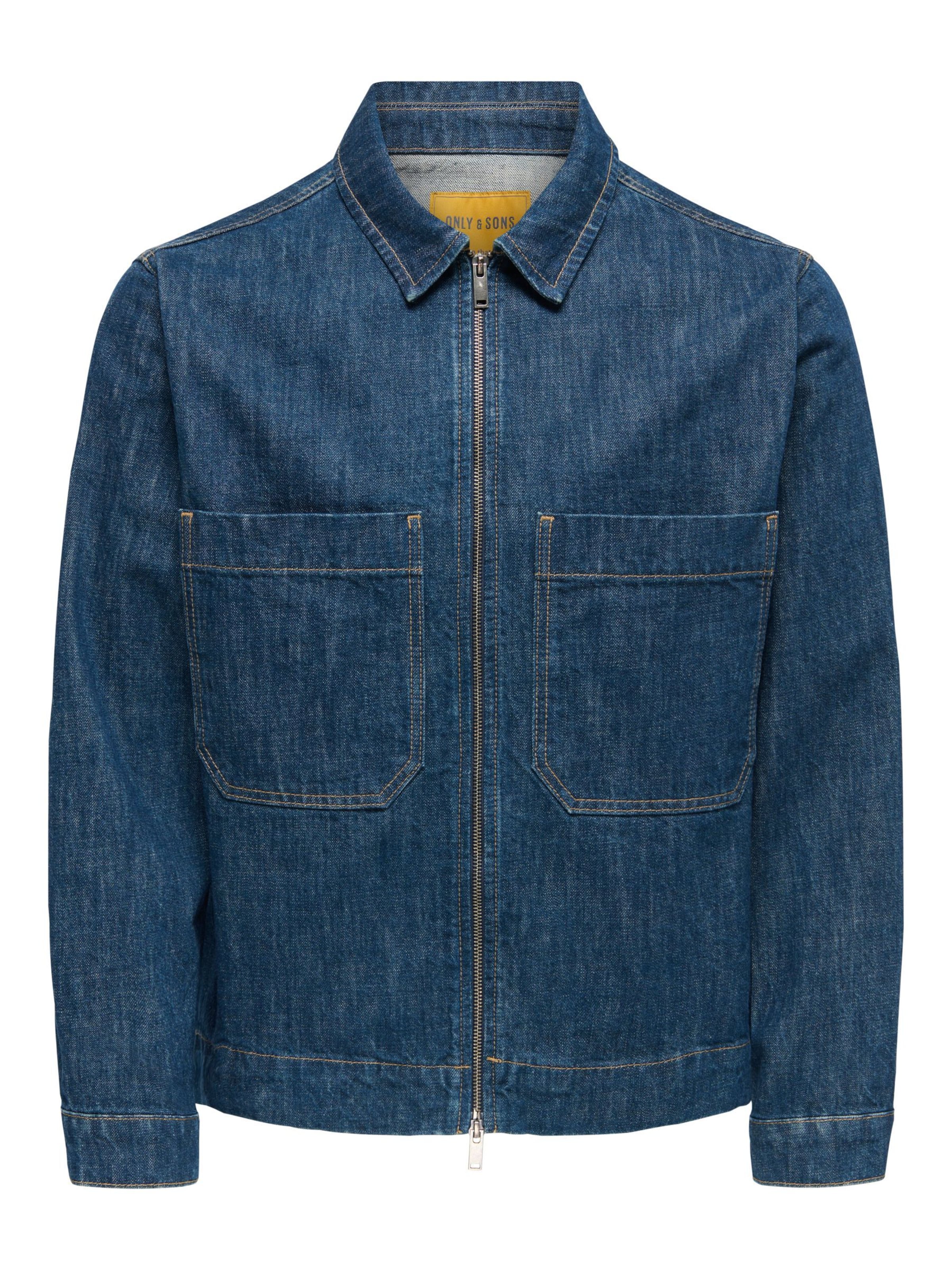 Only & Sons Overgangsjakke 'ONSCassel' i blå, Produktvisning