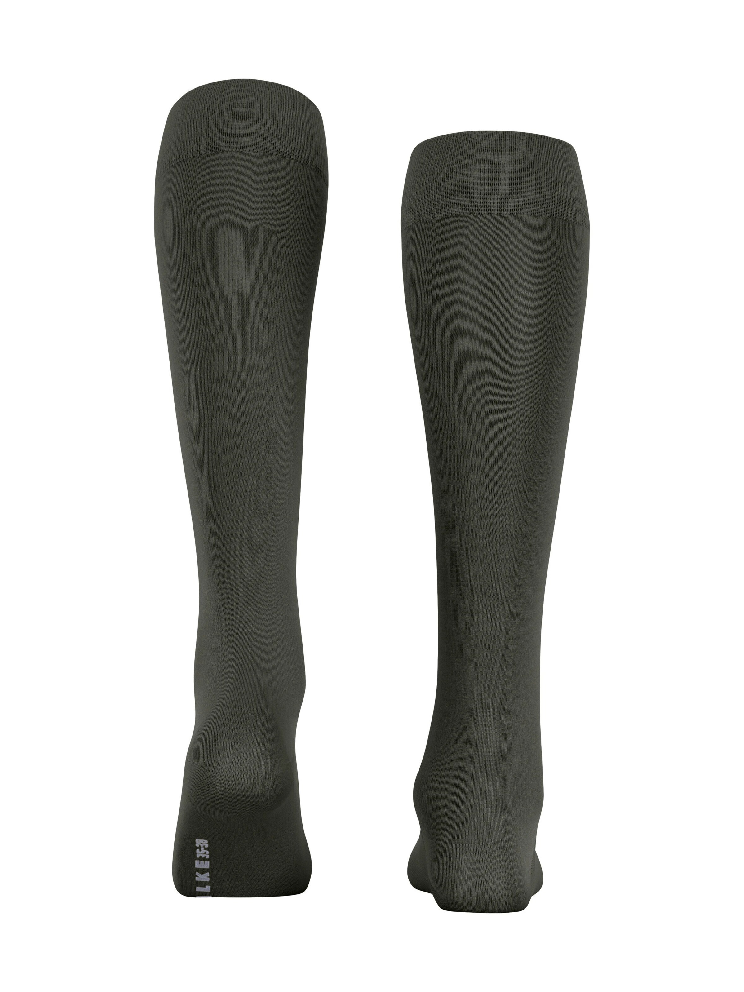 FALKE Knee High Socks 'Cotton Touch' in Green