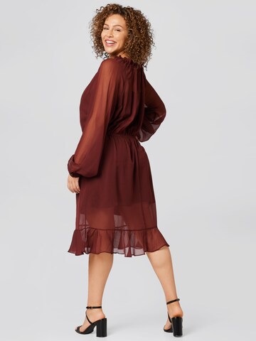 Robe 'Abby' Guido Maria Kretschmer Curvy en rouge