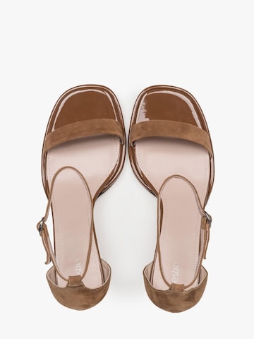 Estro Sandale '247-9634'‌‌‌‌‌ in Braun