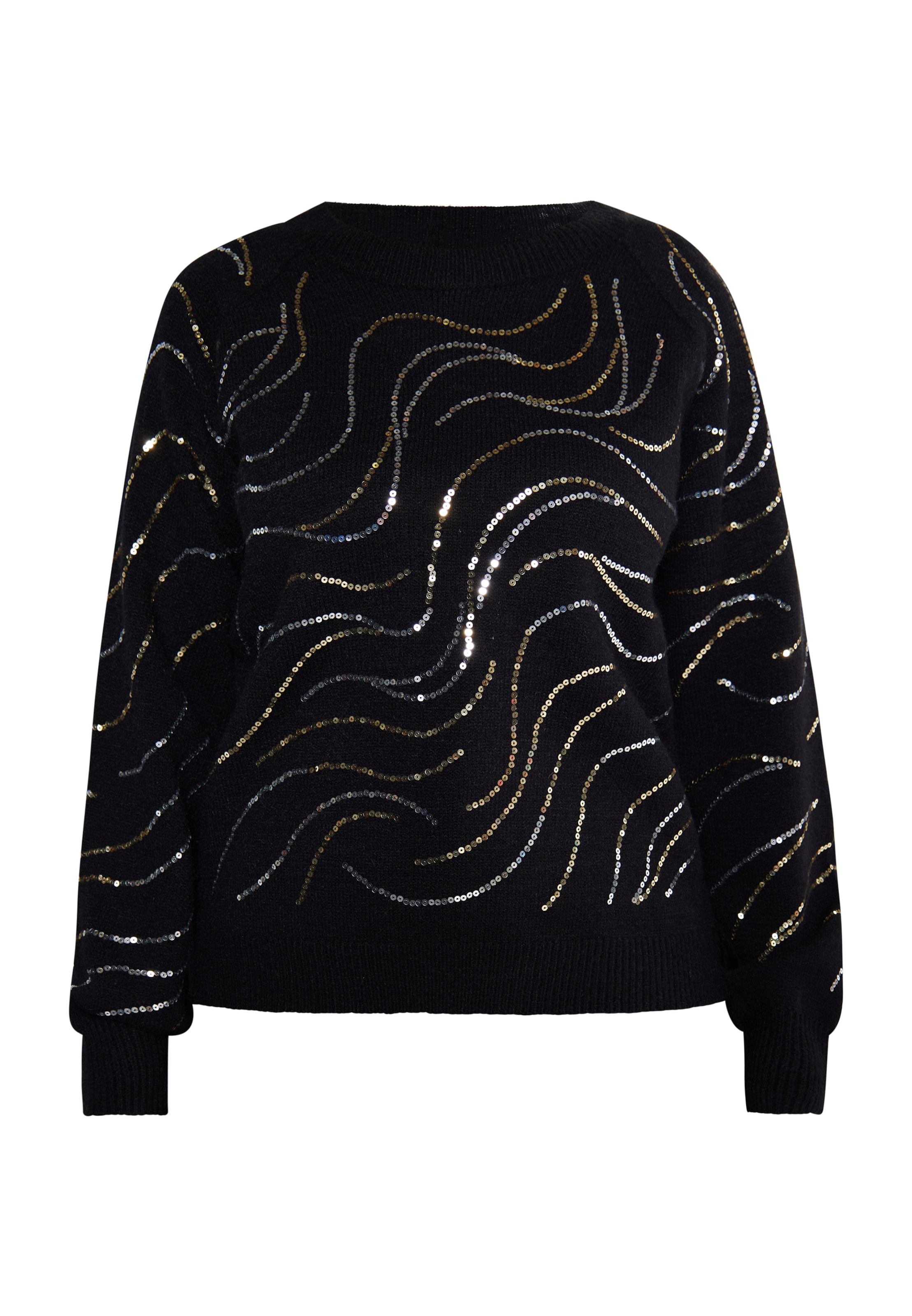 juoda usha BLACK LABEL Megztinis 'Nowles': priekis