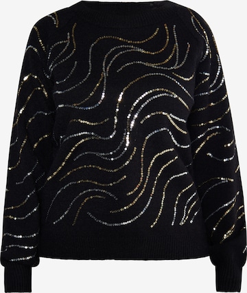 usha BLACK LABEL Sweater 'Nowles' in Black: front