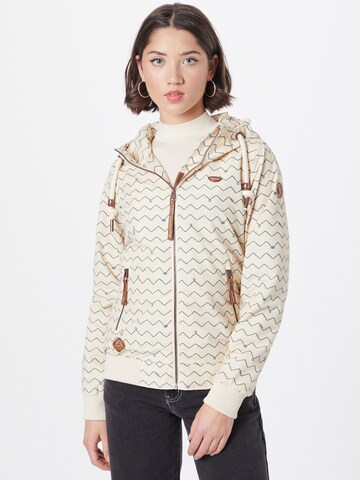 Ragwear Performance Jacket 'Nuggie' in Beige: front