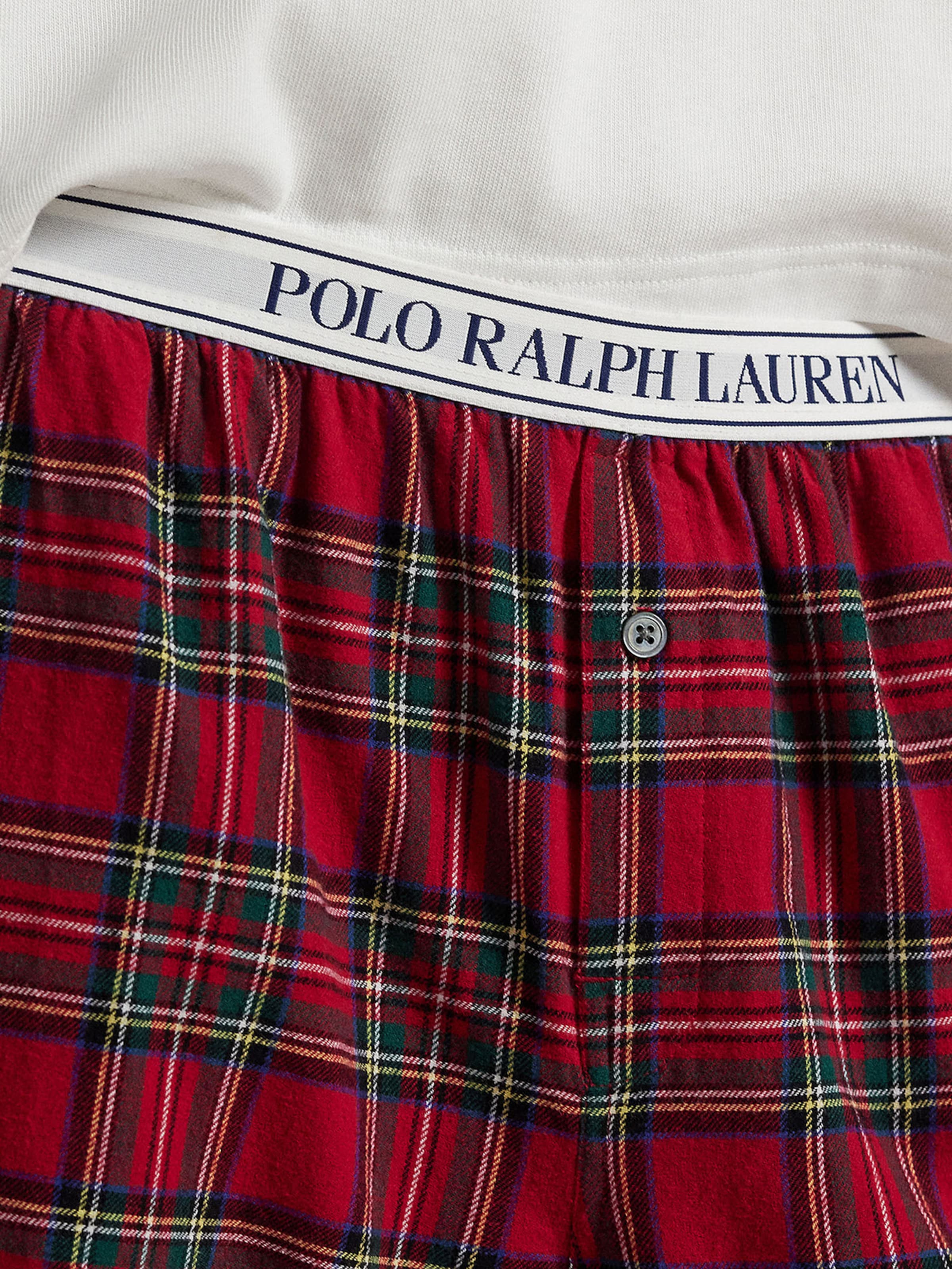 Pantalon de pyjama ' Cozy Flannel ' Polo Ralph Lauren en jaune