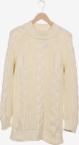 ABOUT YOU Sweater & Cardigan in M in White: front