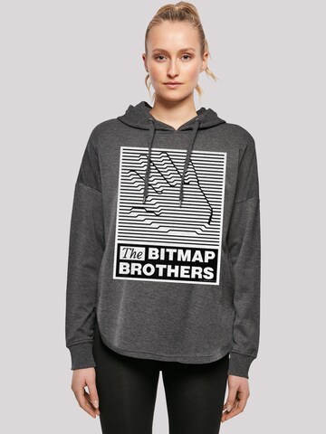 F4NT4STIC Sweatshirt in Grey: front