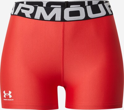 UNDER ARMOUR Sporta bikses 'Authentics', krāsa - gaiši pelēks / sarkans / melns / balts, Preces skats