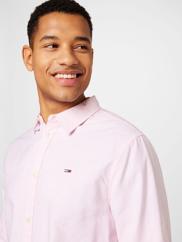 Regular fit Camicia di TOMMY HILFIGER in rosa