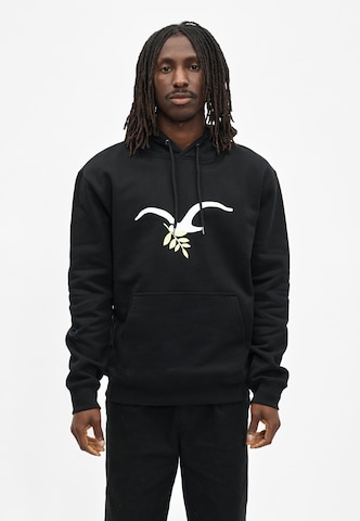 Cleptomanicx Sweatshirt 'Peace' in Black: front