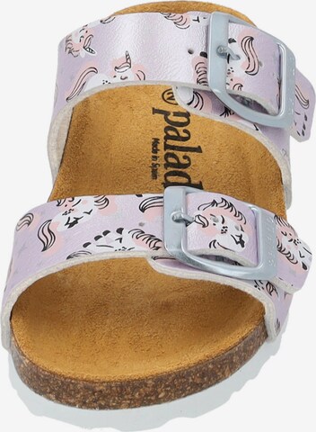 Palado Beach & Pool Shoes 'Kids Samos G Print' in Pink