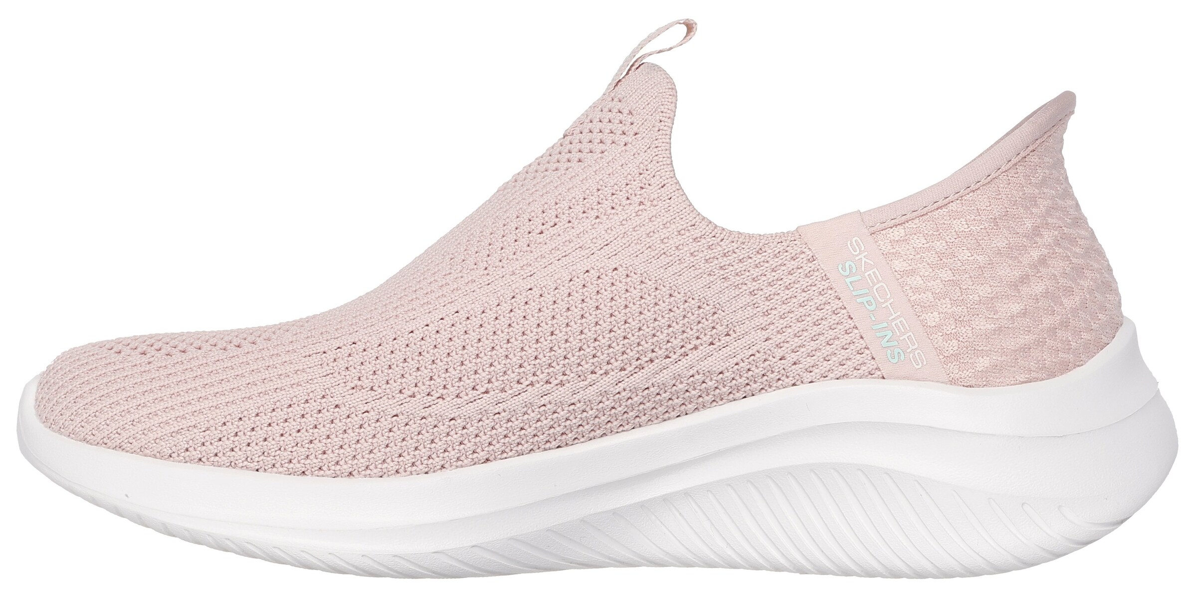 SKECHERS Slip-Ons in Pink: front