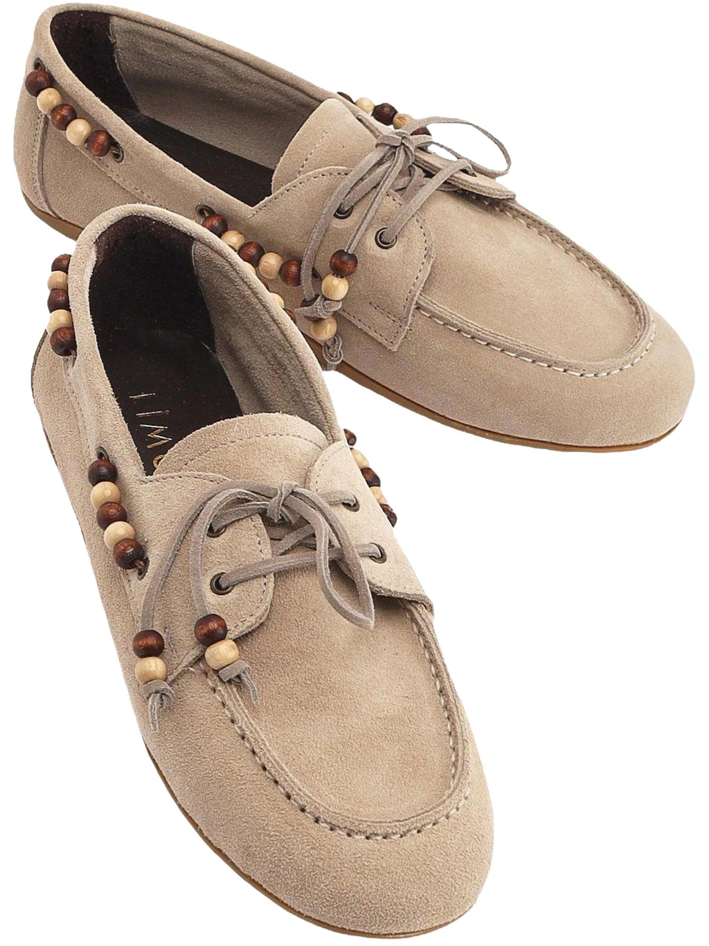 Limoya Schnürschuh 'Liah'‌ in Beige