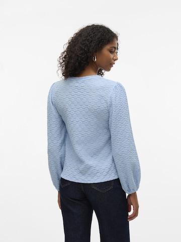 VERO MODA Bluse i blå