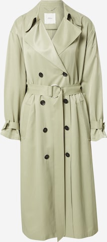 s.Oliver BLACK LABEL Between-Seasons Coat in Green: front