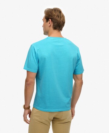 T-Shirt 'Essentials' Superdry en bleu