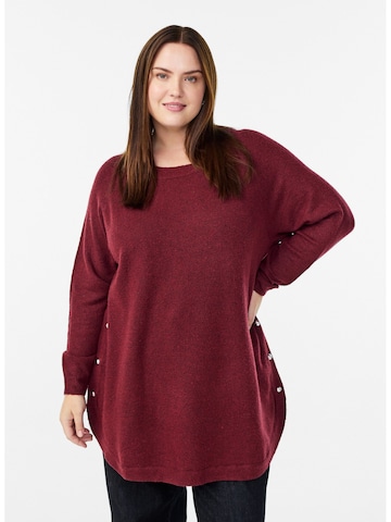 Zizzi Trui 'MSunny' in Rood: voorkant