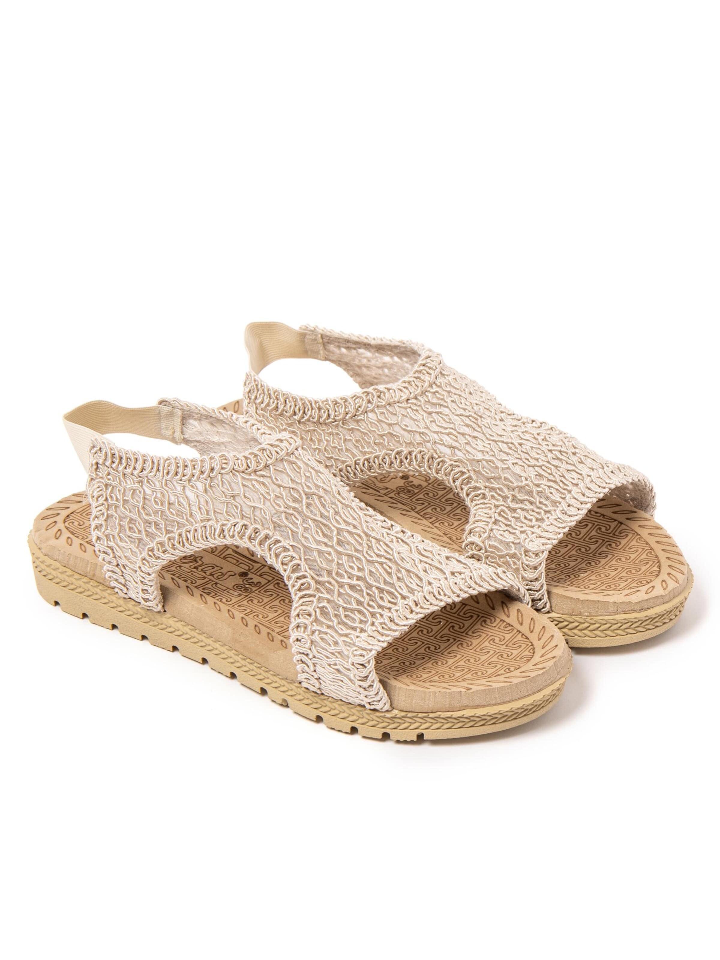Brasileras Sandale 'Lua'‌ in Beige