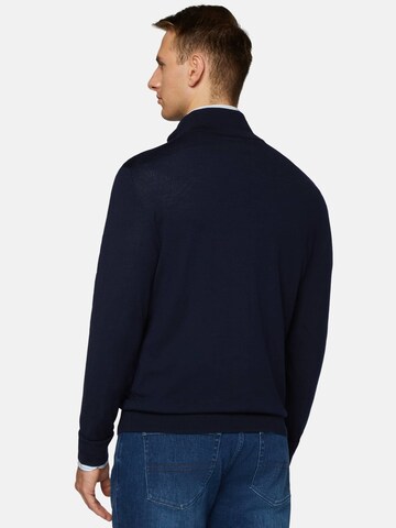 Boggi Milano Knit Cardigan in Blue