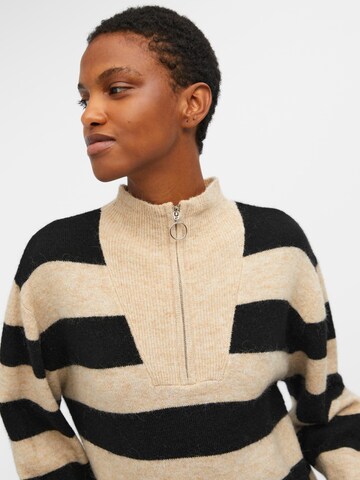 OBJECT Knit dress 'Minna' in Beige