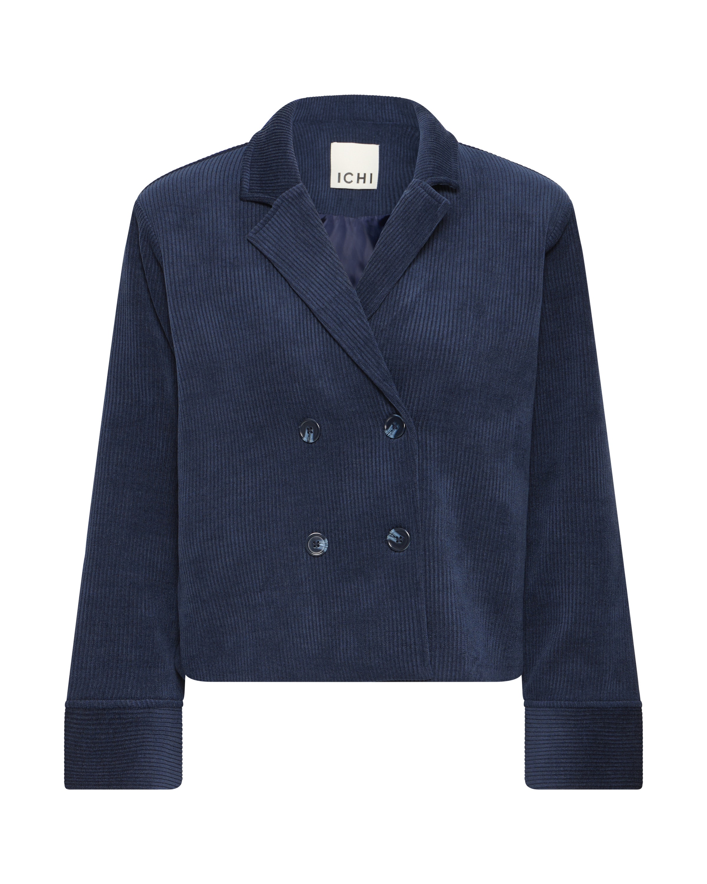 ICHI Blazer in Blue: front