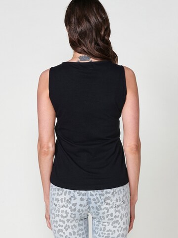 Top di KOROSHI in nero