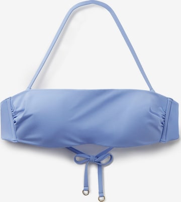 CALZEDONIA Bikini Top 'Premium Fit' in Blue: front