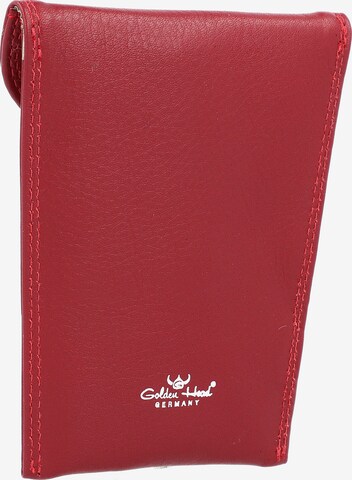 GOLDEN HEAD Etui 'Polo' in Rood