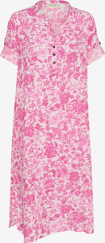 Robe-chemise 'Bellis' Cream en rose : devant