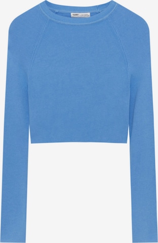 Pull&Bear Sweater in Blue: front