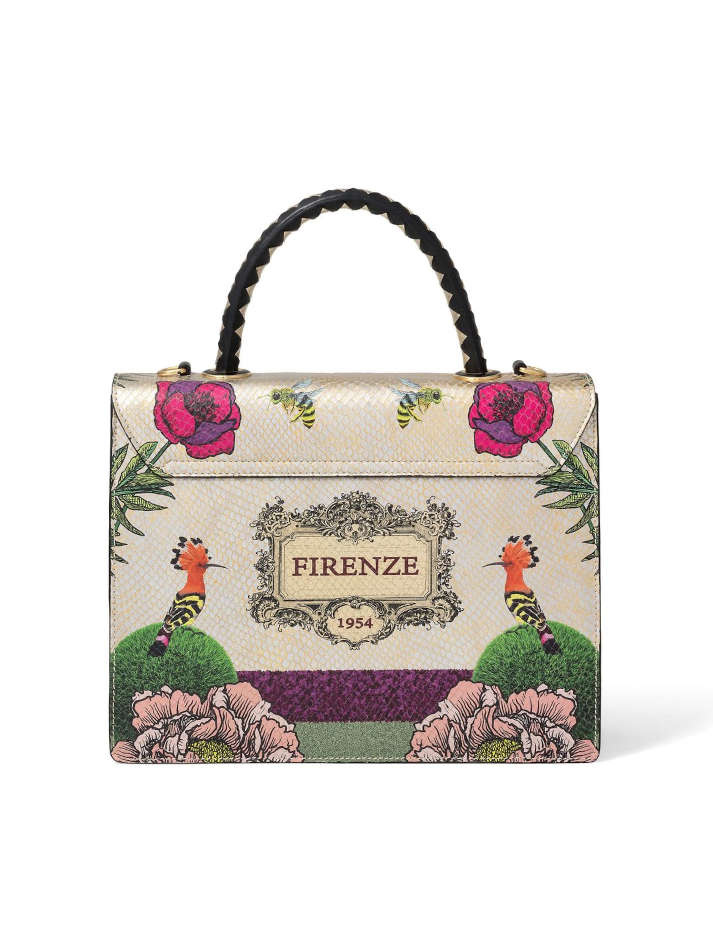 Braccialini Handtasche 'Audrey Leopardi'‌‌‌‌‌‌ in Silber
