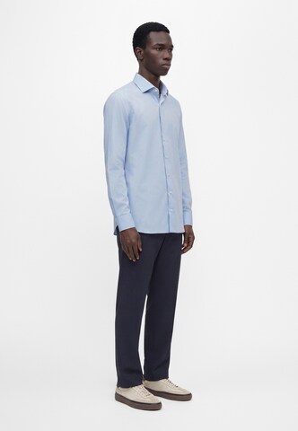 Slim fit Camicia 'DOBBY' di Michael Kors in blu