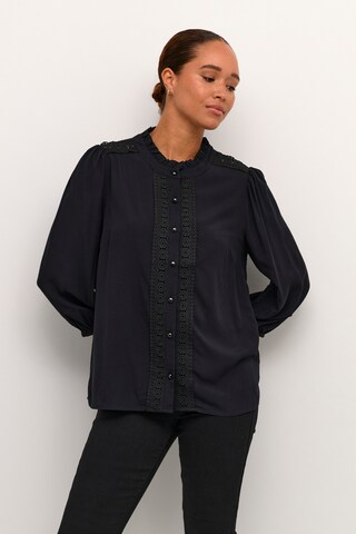 Kaffe Blouse 'Freya' in Zwart: voorkant