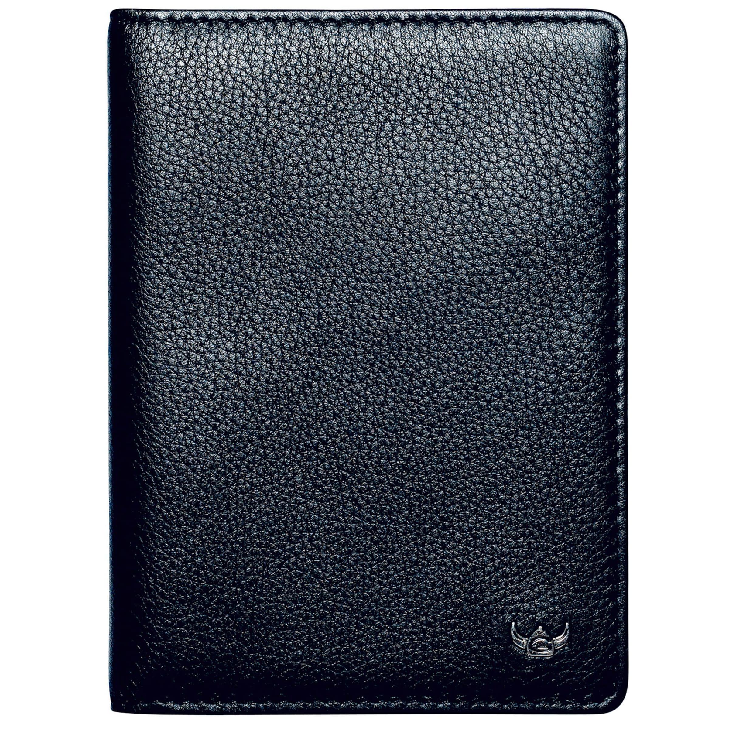 Porte-monnaies 'Capri' GOLDEN HEAD en noir : devant