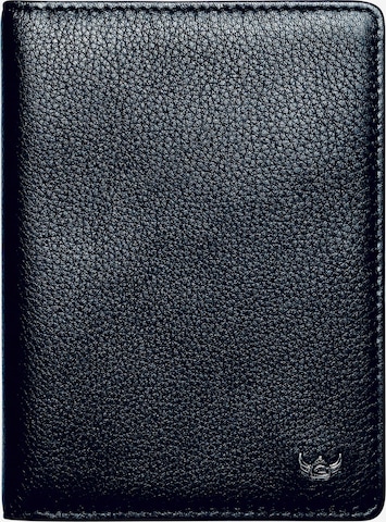 GOLDEN HEAD Etui 'Capri' in Schwarz: Vorderseite