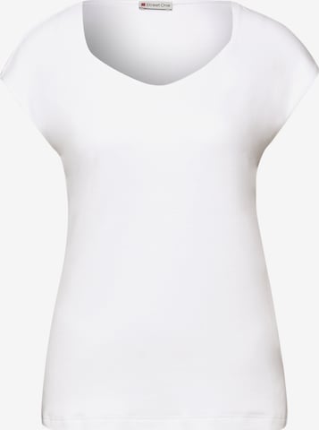 STREET ONE Shirt in White: front
