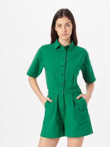 Thinking MU - Jumpsuit 'AGATA' en verde: frente