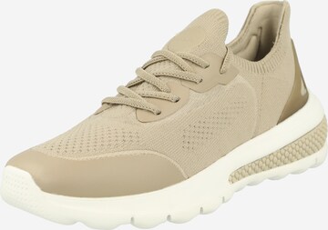 GEOX Låg sneaker 'Spherica' i beige: framsida