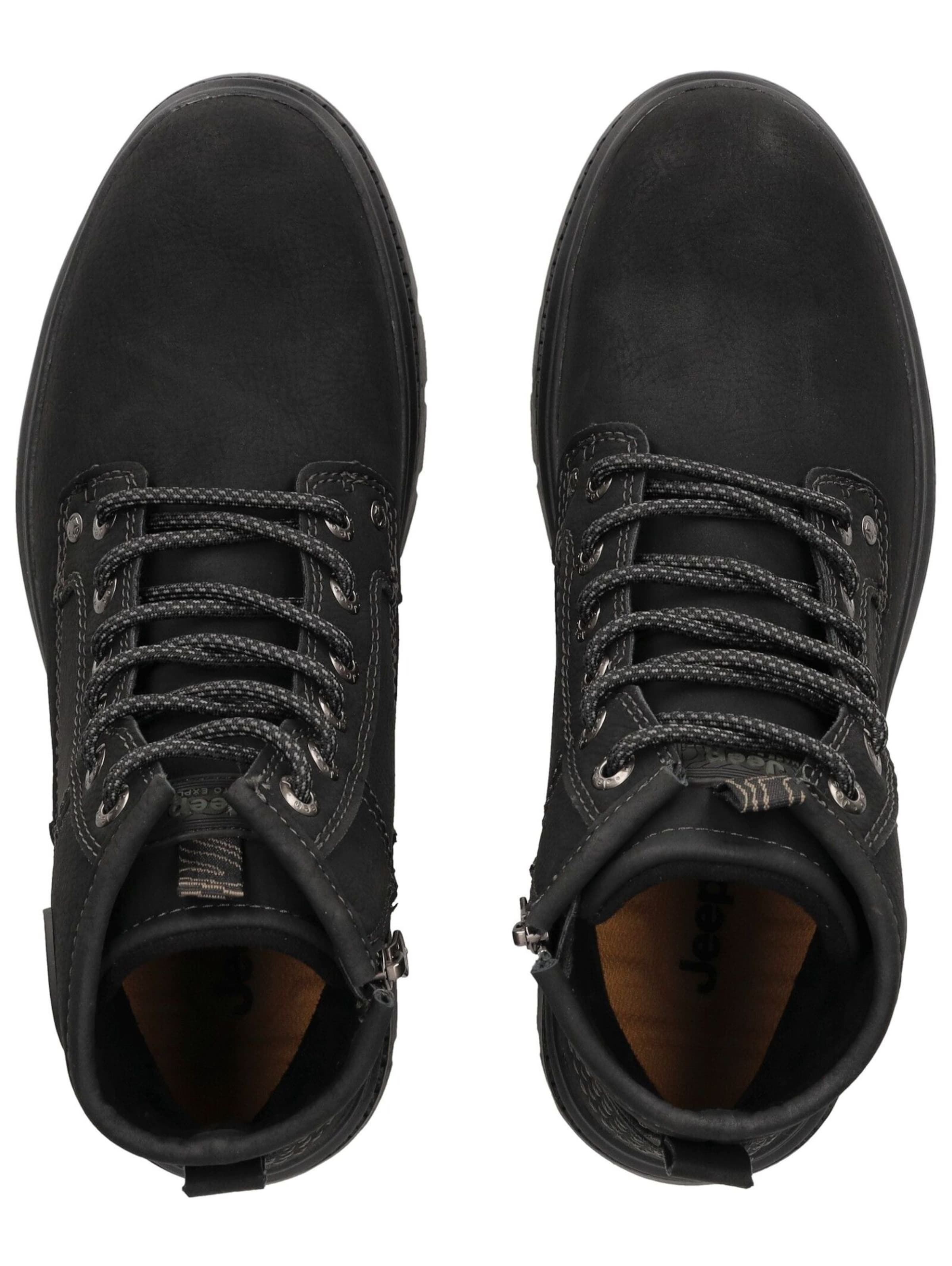 Boots stringati di Jeep in nero