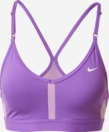 NIKE Sport-BH 'Indy' in Lila: predná strana