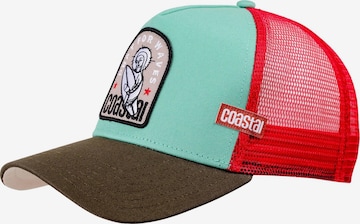 Cappello da baseball 'HFT Pray for Waves' di Coastal in verde: frontale