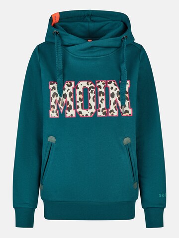 salzhaut Sweatshirt 'Sünn - Moin' in Groen: voorkant