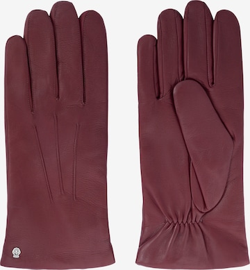 Roeckl Full Finger Gloves in Red: front