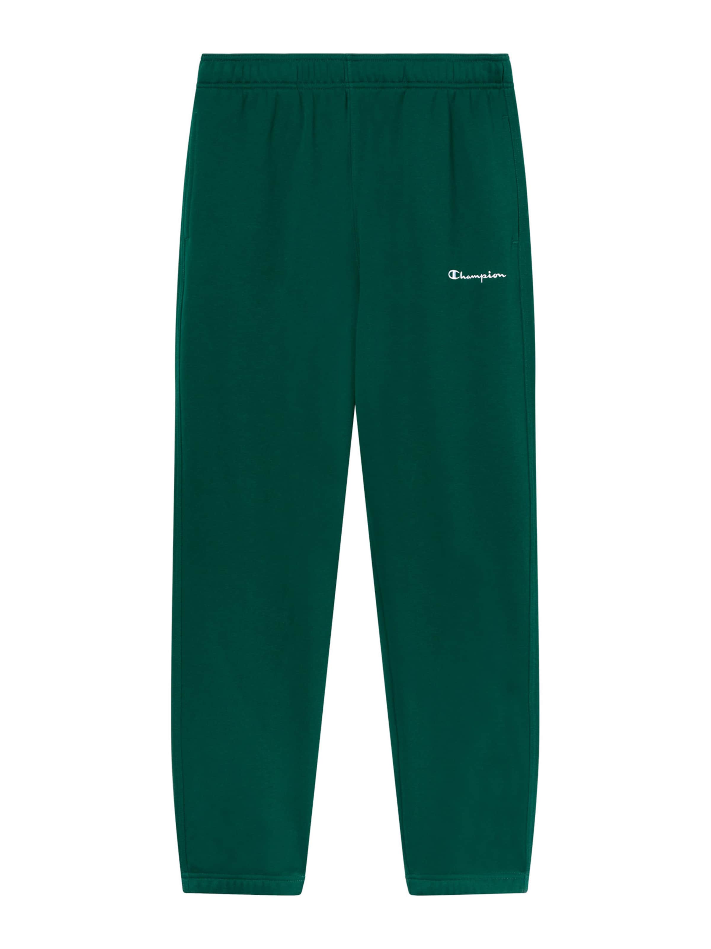 Pantaloni sport 'Icons' de la Champion Authentic Athletic Apparel pe verde: față