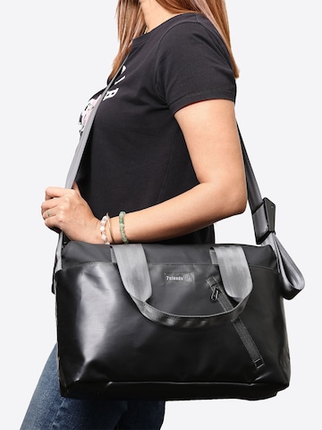 7clouds Laptoptas 'Erkan 7.1' in Zwart: voorkant