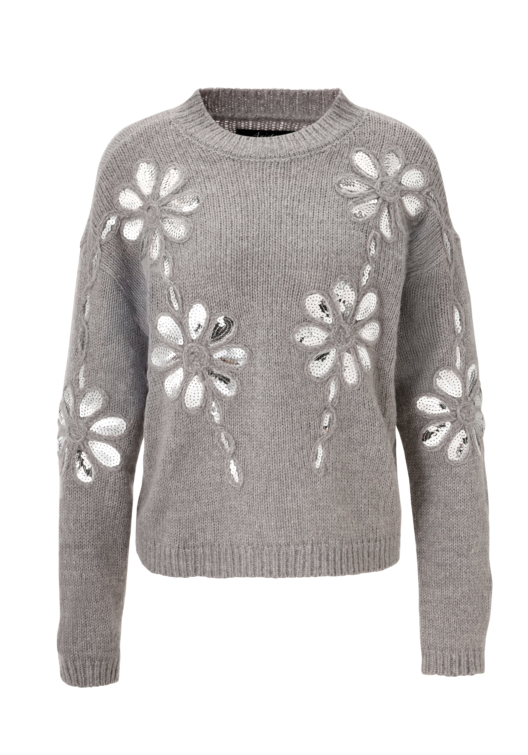 Aniston CASUAL Sweater in Grey: front