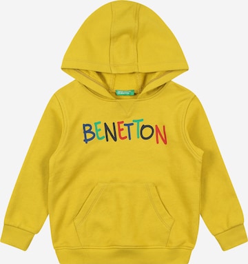 UNITED COLORS OF BENETTON Sweatshirt in Gelb: predná strana