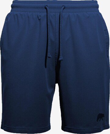 FORSBERG Pants 'Jogger Shorts' in Blue: front