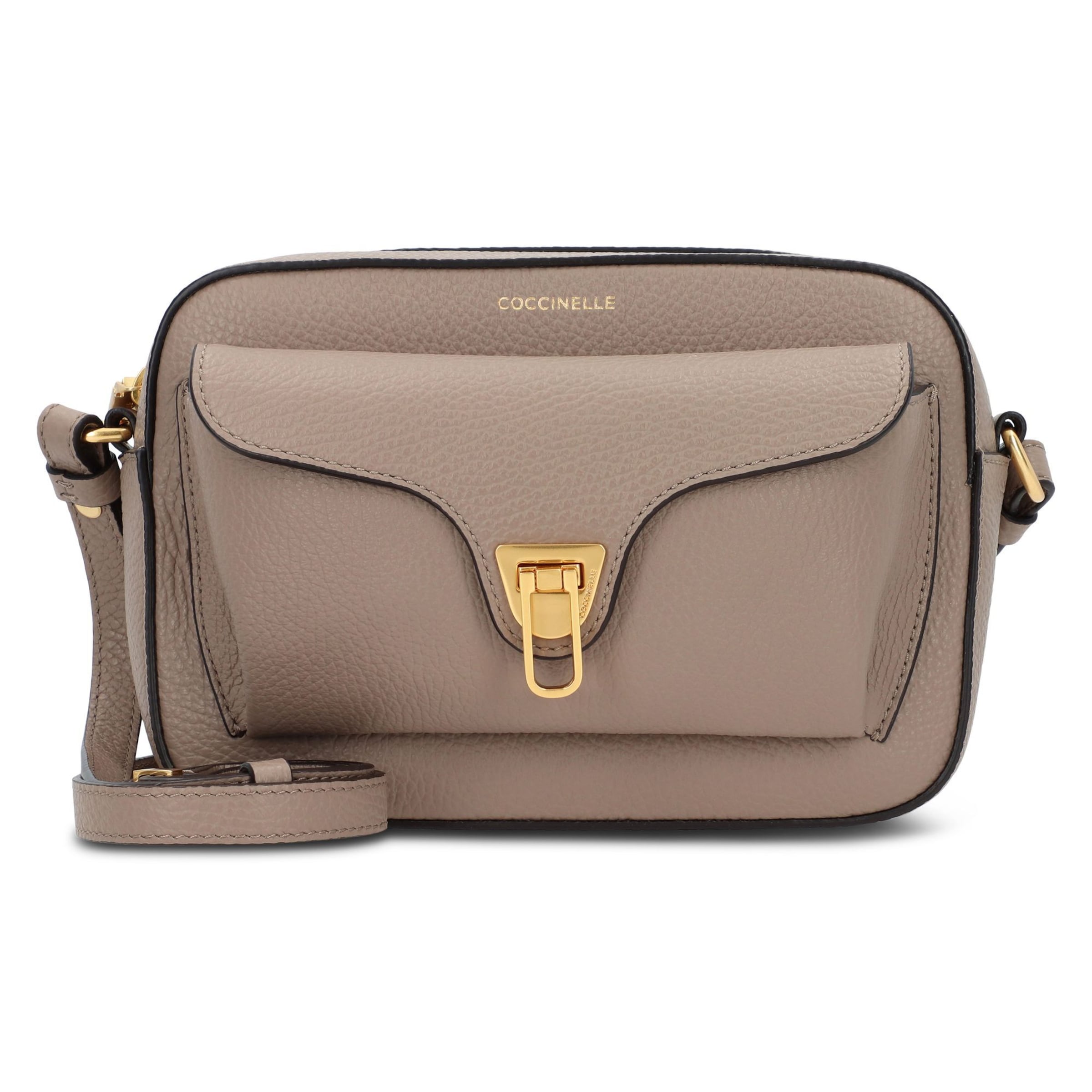 Sac à bandoulière Coccinelle en marron : devant