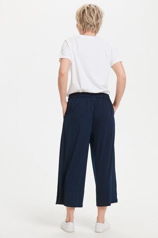 Wide Leg Pantalon 'Malli' Kaffe en bleu